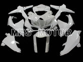 Suzuki GSXR600 GSXR750 2008-2010 K8 Injection ABS Unpainted Fairing - Factory Style - White - MFS6284